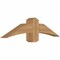 Ekena Millwork Bellingham Timber Gable Bracket, Western Red Cedar, 48"W x 12"H x 5 1/2"D x 5 1/2"F, 6/12 Pitch GBW048X12X0606BEL00SWR - alternate 5